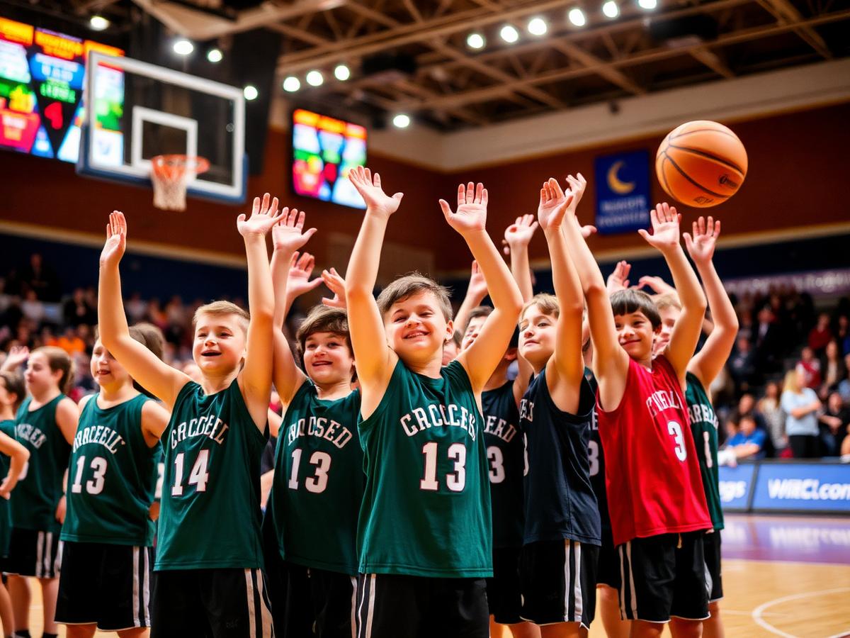 Youth tournament celebration